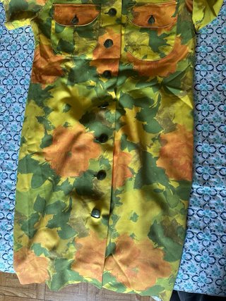 Vestido Vintage 70s Estampado Floral