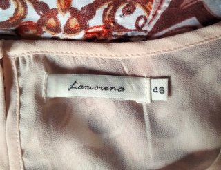 Camisa Rosa Nude Brocada sin Mangas