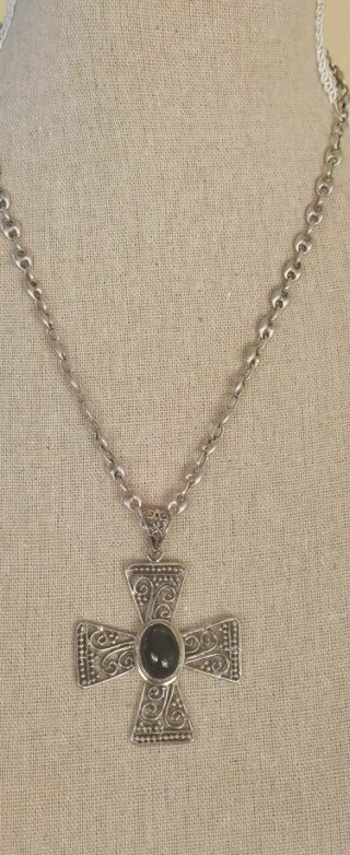 Cadena de plata maciza estilo Puffed Rice unisex