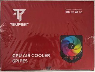Ventilador CPU Tempest A-RGB (sin abrir)