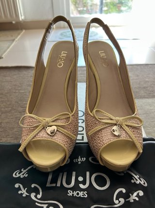 Zapatos Liu Jo Talla 38 Beige y Amarillo