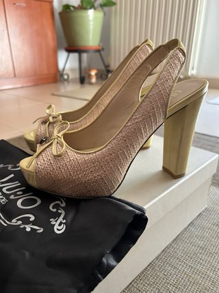 Zapatos Liu Jo Talla 38 Beige y Amarillo