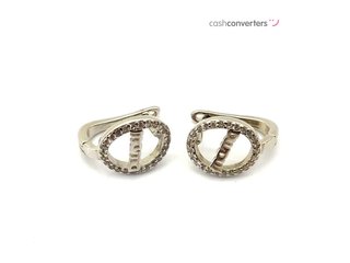 pendientes plata 925mm con circonita