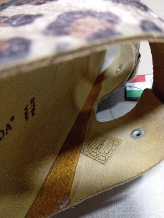 Sandali donna vera pelle leopardati made in Italy