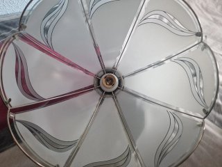 Lámpara colgante cristal vintage