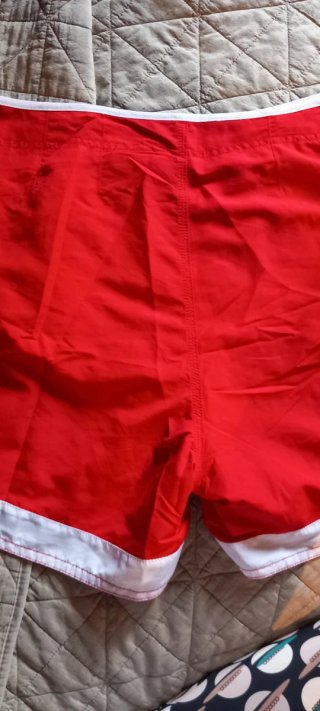 Costume da bagno uomo rosso e bianco