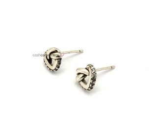 pendientes plata 925mm con circonita
