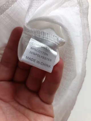 Blusa blanca de encaje talla 5XL romántica