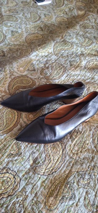 Adolfo Dominguez Zapatos Tacón Piel Negros