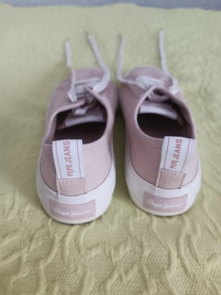 Zapatillas Pepe Jeans rosas de Lona