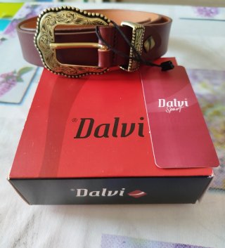 Cinturón Dalvi Mujer Hebilla Cowboy Marrón
