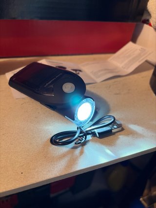 Luz LED Solar para Bicicleta
