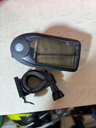 Luz LED Solar para Bicicleta