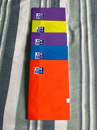 Lote 5 libretas Oxford sin estrenar