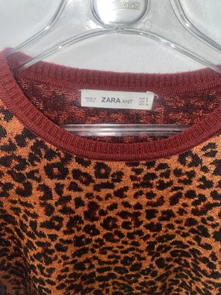 Jersey Zara Animal Print Talla S