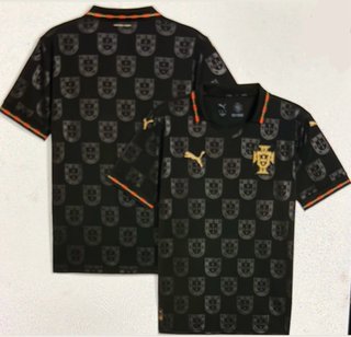 Camiseta Portugal 2026 Puma Negra Dorada