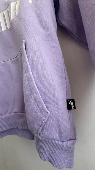 Sweat hoodie lilás Puma menina 9-10 anos