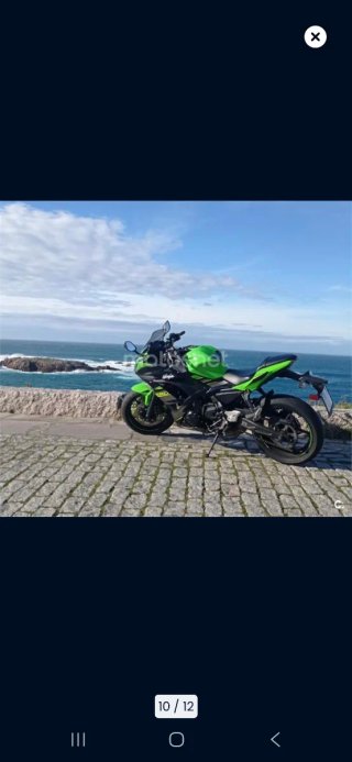 Kawasaki Ninja 650cc Negra y Verde