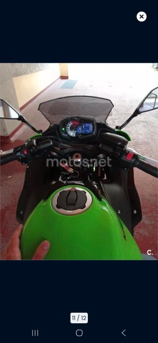 Kawasaki Ninja 650cc Negra y Verde
