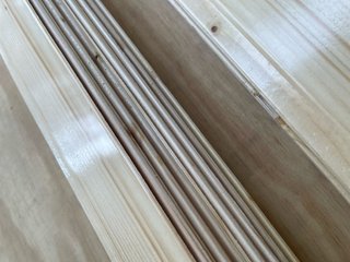 Revestimiento Madera Abeto Barnizado