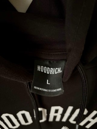 Felpa Hoodrich Uomo Nera Taglia L