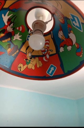 Lámpara infantil Disney Mickey Mouse