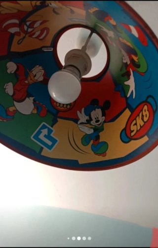 Lámpara infantil Disney Mickey Mouse