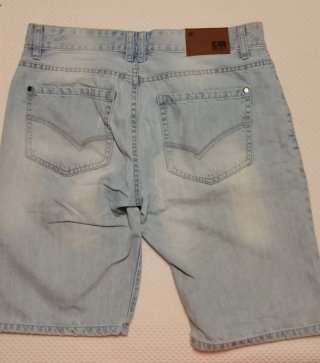 Bermudas vaqueras azules