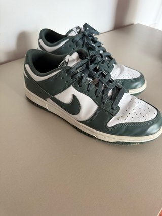 Nike Dunk Low Retro Verde Blanco