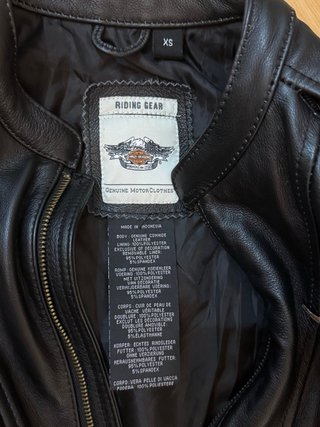 Chaqueta Harley Davidson Mujer Negra