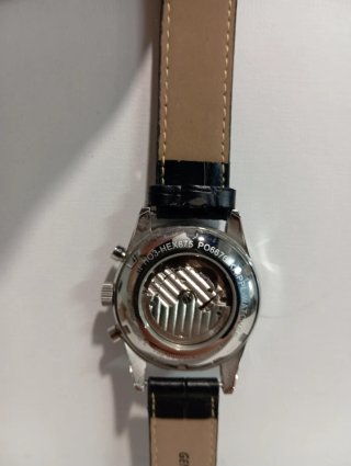 Orologio Automatico Uomo Pelle Nera