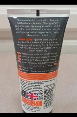 Mascarilla de carbón de Beauty Fornulas