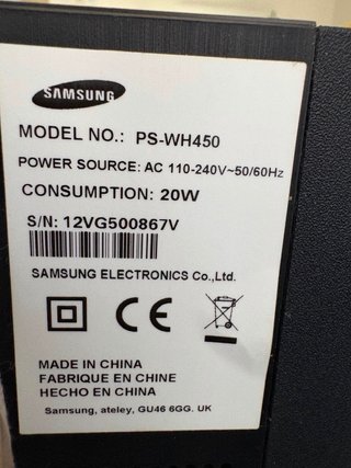 Barra de sonido Samsung + Subwoofer con mando