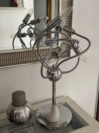 Lámpara sobremesa vintage estilo años 70