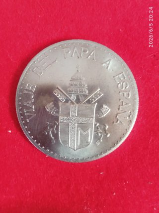 Moneda Juan Pablo II Plata