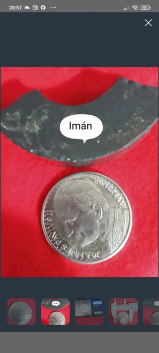 Moneda Juan Pablo II Plata