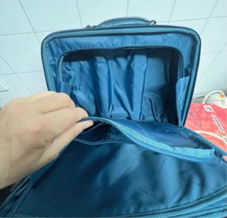 Maletín Trolley Piquadro Azul Marino