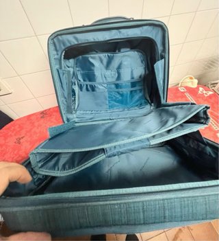 Maletín Trolley Piquadro Azul Marino