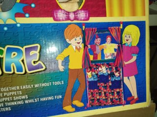 Teatro de títeres Plastic Theatre Playset