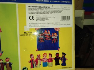 Teatro de títeres Plastic Theatre Playset