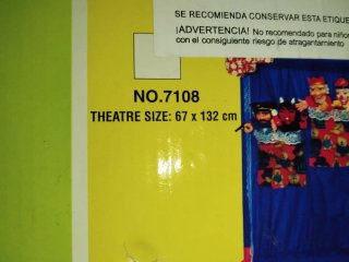 Teatro de títeres Plastic Theatre Playset