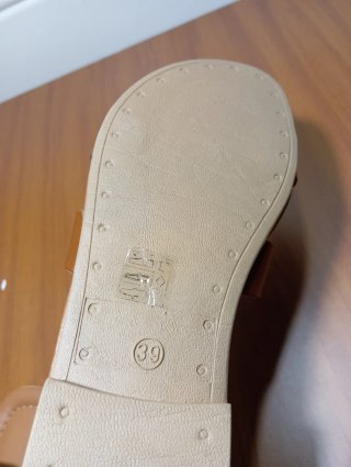 Sandali in vera pelle nuovi made in Italy