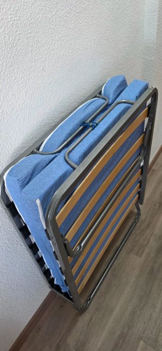 2 Cama Plegable Azul