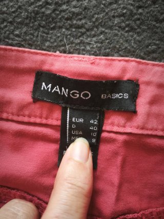 Minifalda Mango Rosa