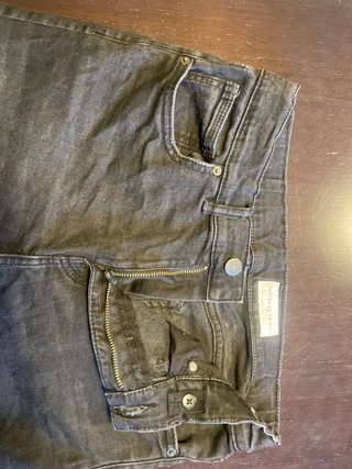 Pantalones Vaqueros Negros Largos Rotos