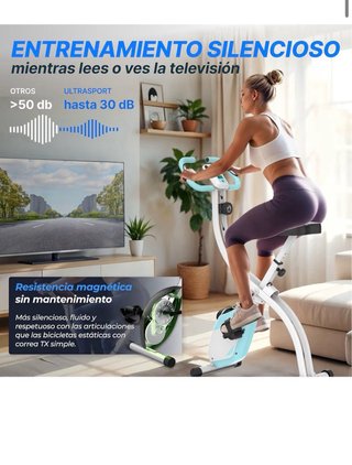 Bicicleta Estática Plegable Ultrasport