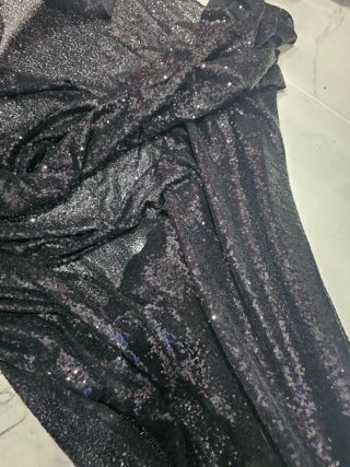 Cortina Negra Lentejuelas