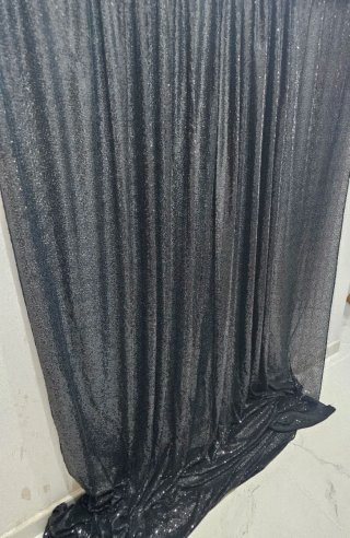 Cortina Negra Lentejuelas