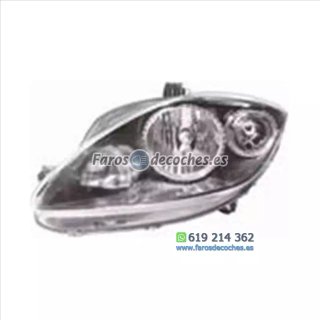 Faro Delantero Derecho Electrico (Interior Negro)