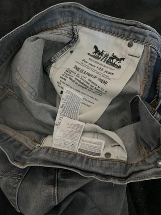 Jeans Levi's 511 W30 L32 grigio